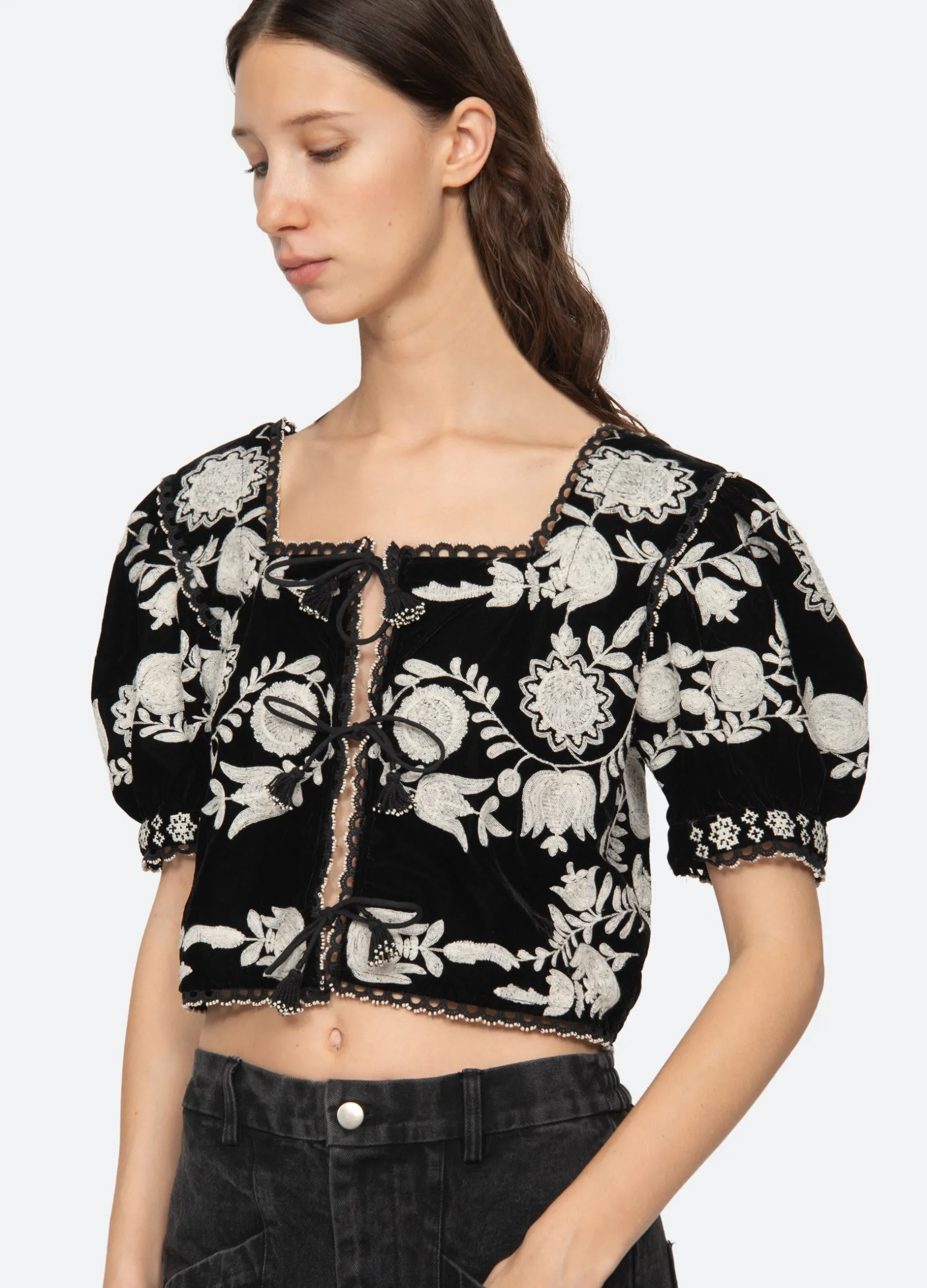 Tops>Sea New York Irene Top Black