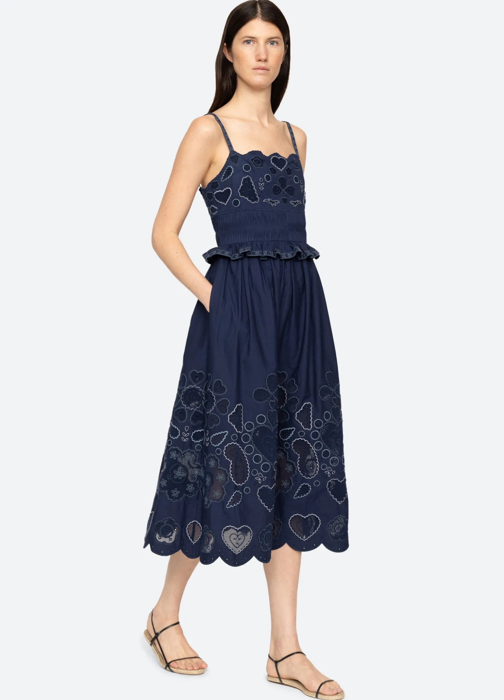 Dresses>Sea New York Jeanetta Dress Navy
