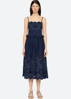 Dresses>Sea New York Jeanetta Dress Navy