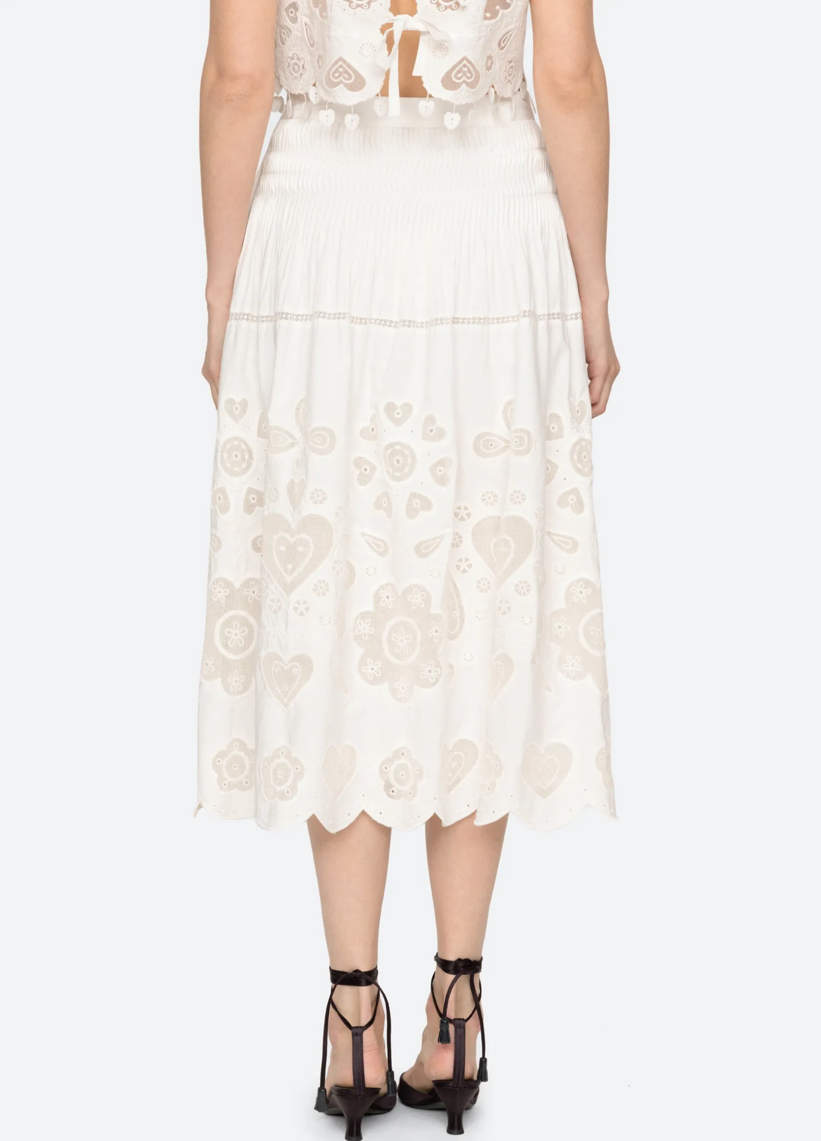 Bottoms>Sea New York Jeanetta Skirt White