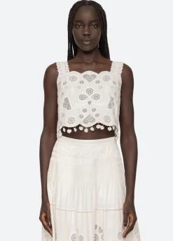 Tops>Sea New York Jeanetta Top White