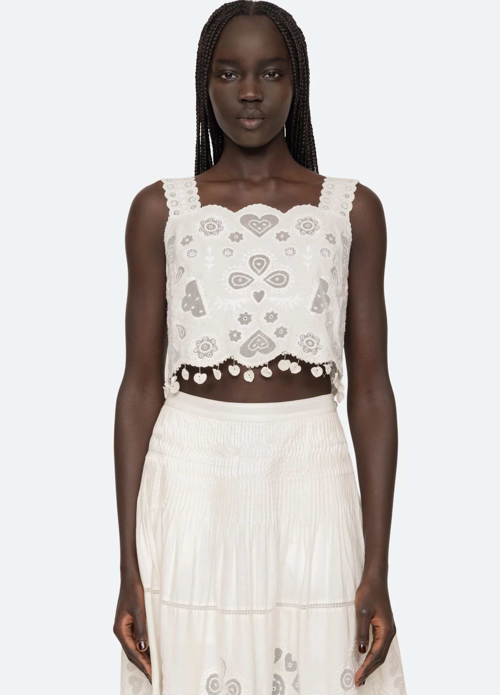 Tops>Sea New York Jeanetta Top White