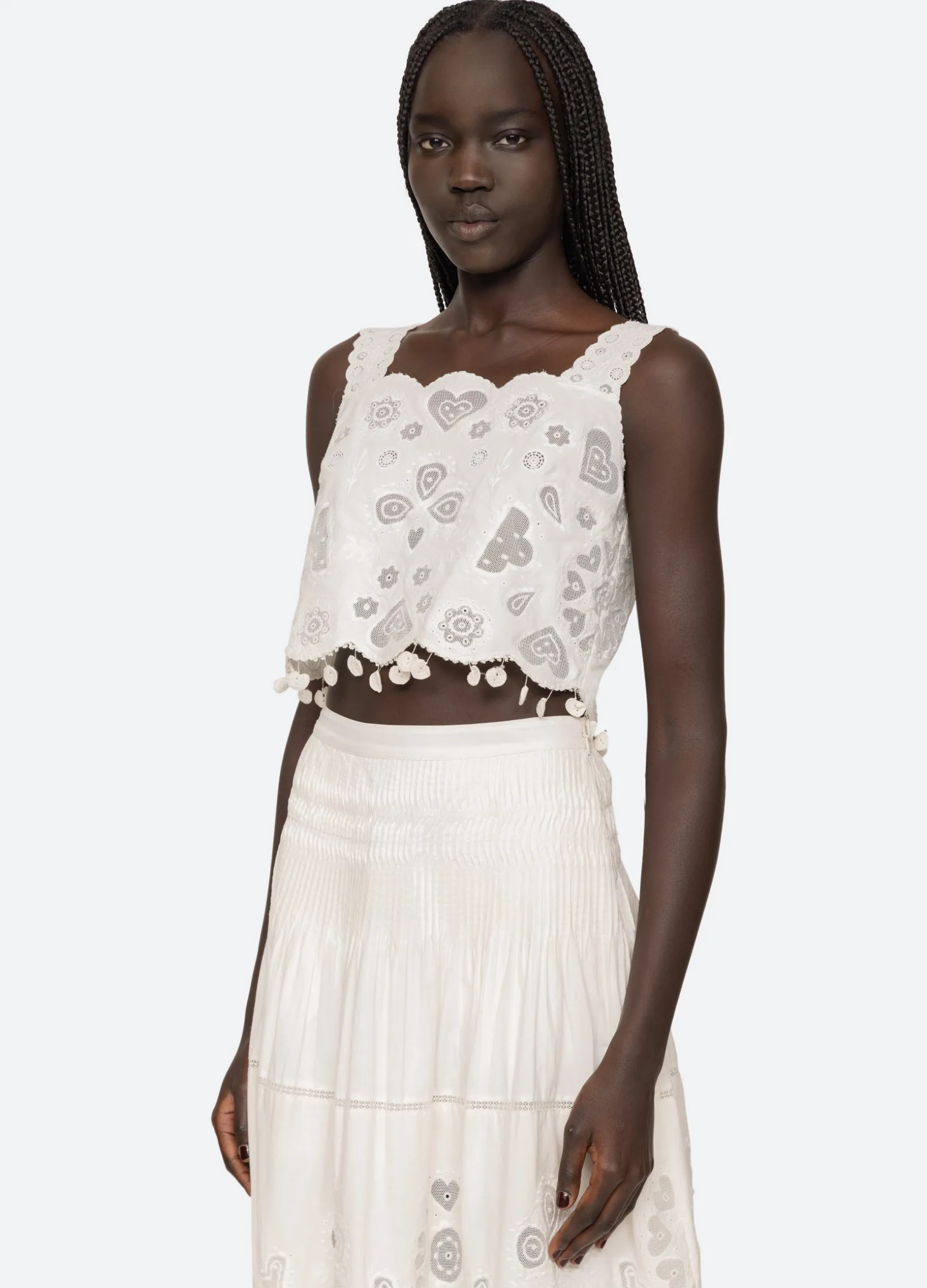 Tops>Sea New York Jeanetta Top White
