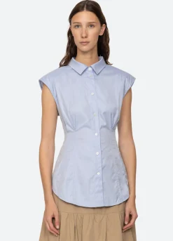 Tops>Sea New York Kendra Top Blue