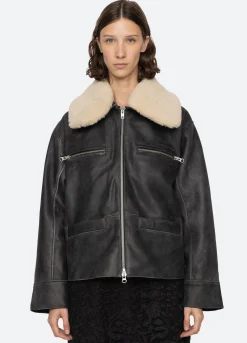 Outerwear>Sea New York Kiera Jacket Black
