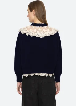 Tops|Sweaters>Sea New York Kristeen Sweater Navy