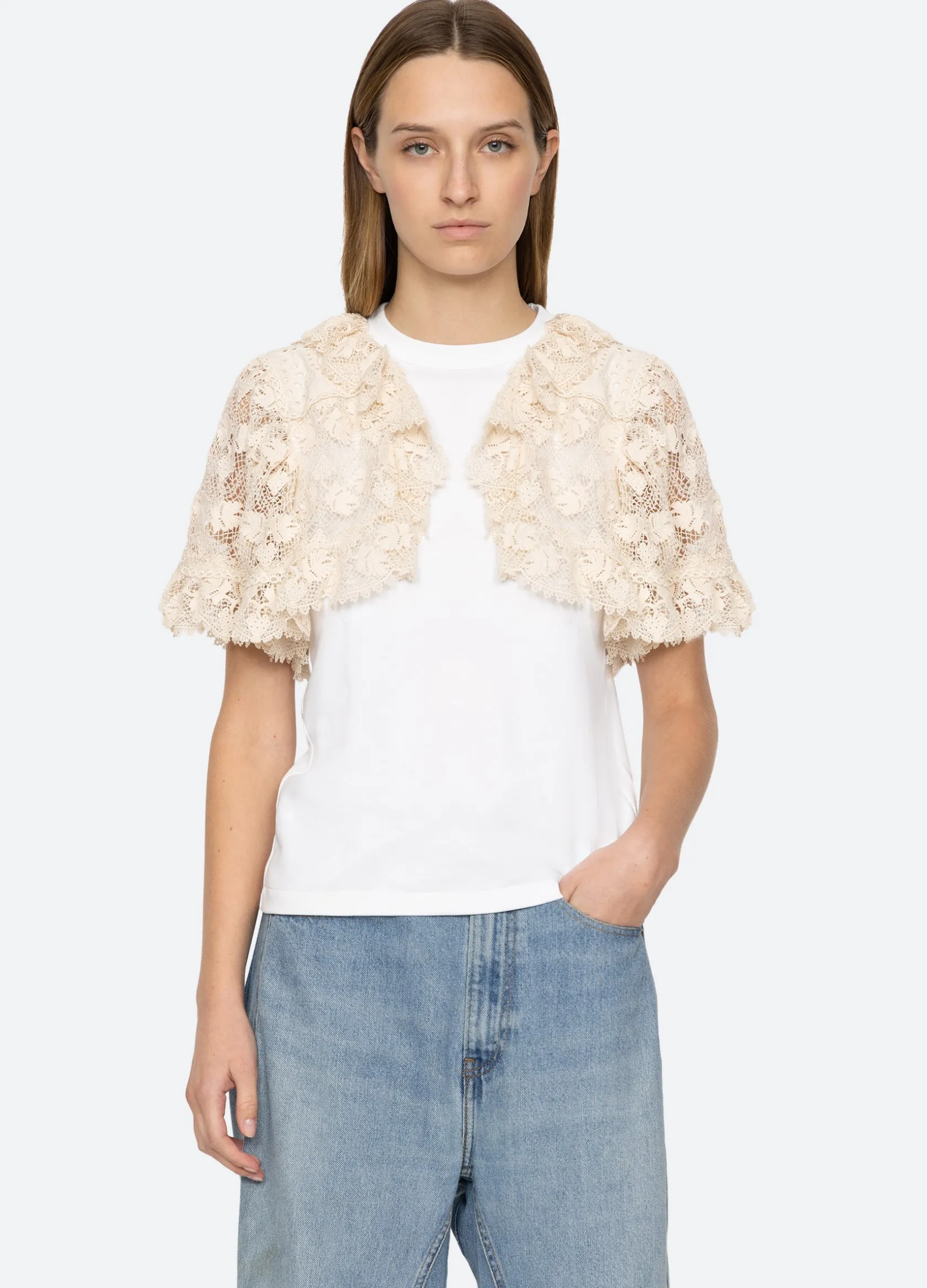 Tops>Sea New York Kristeen Top White