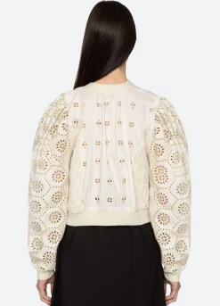 Sweaters|Tops>Sea New York Lainey Cardigan Cream
