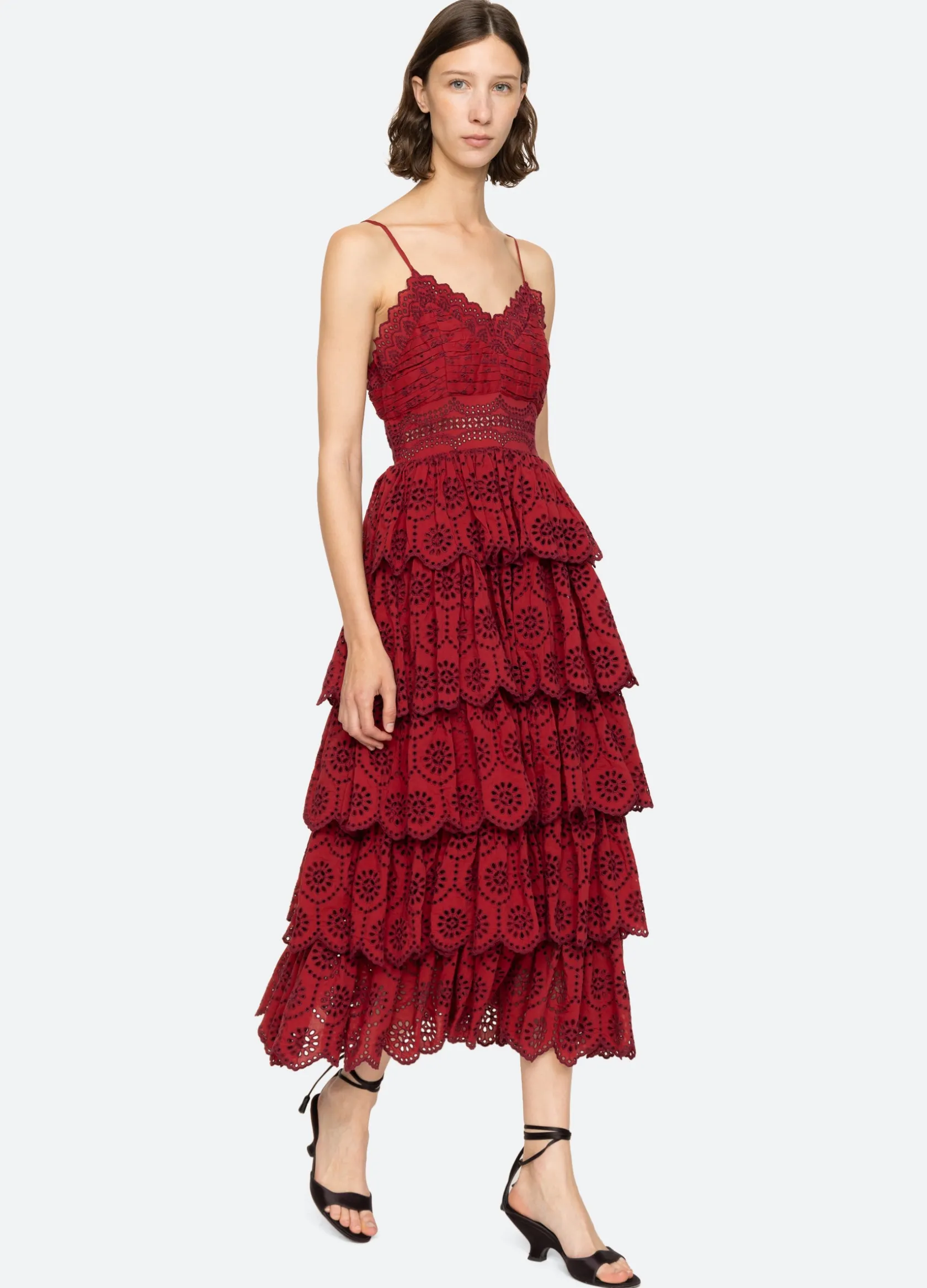Dresses>Sea New York Lainey Dress Red