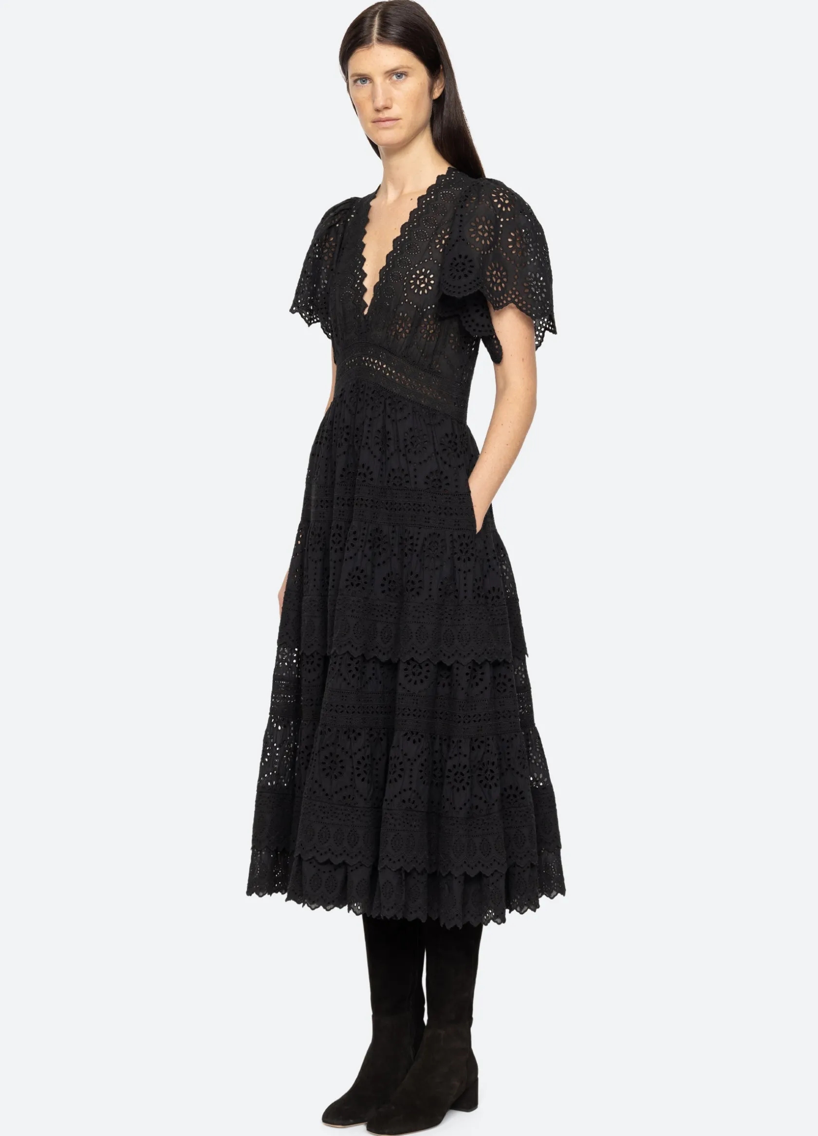 Dresses>Sea New York Lainey S/S Dress Black