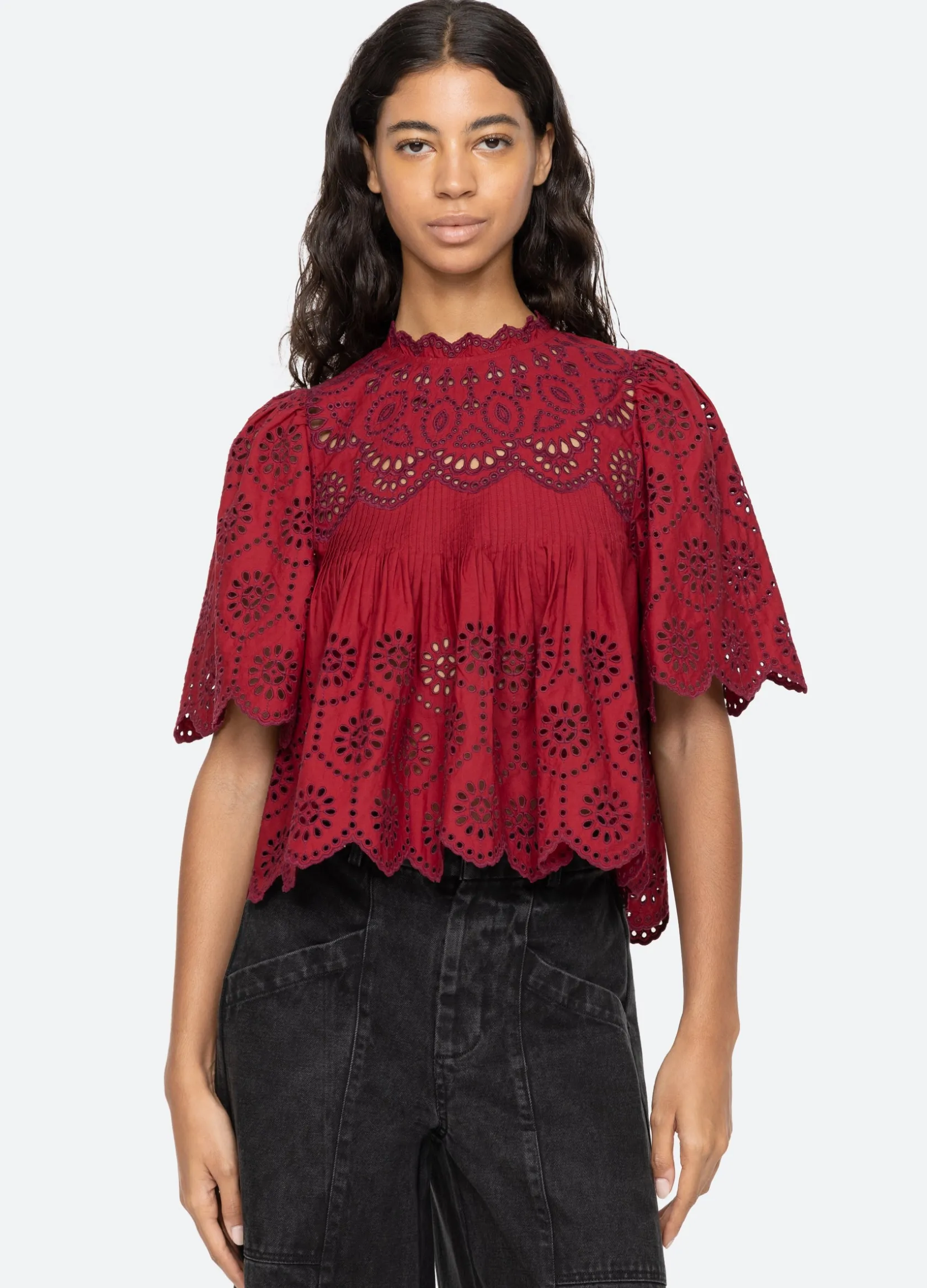 Tops>Sea New York Lainey S/S Top