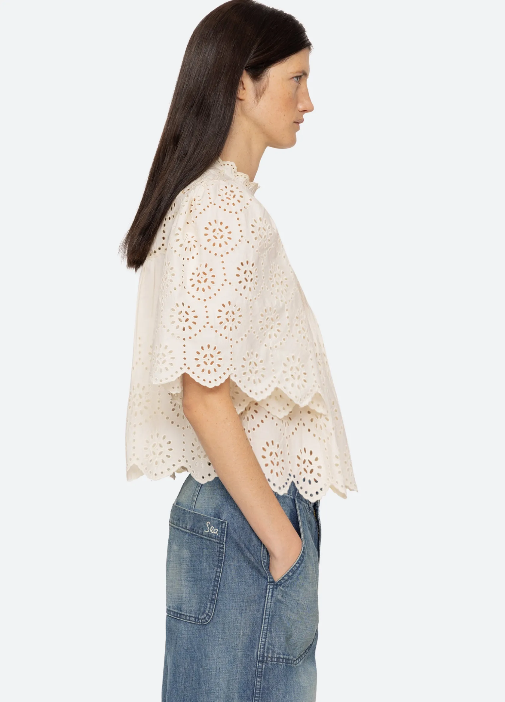 Tops>Sea New York Lainey S/S Top