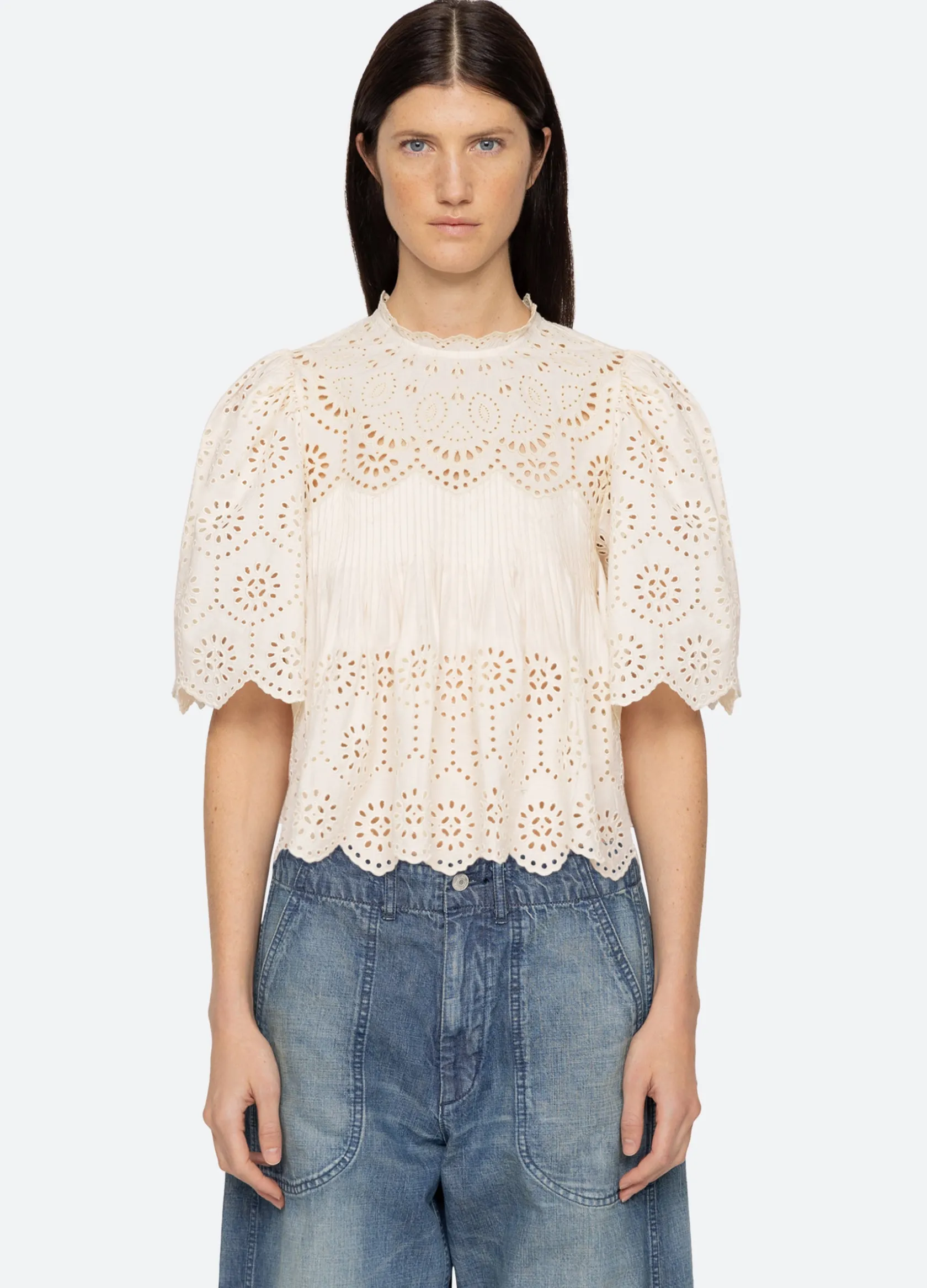 Tops>Sea New York Lainey S/S Top