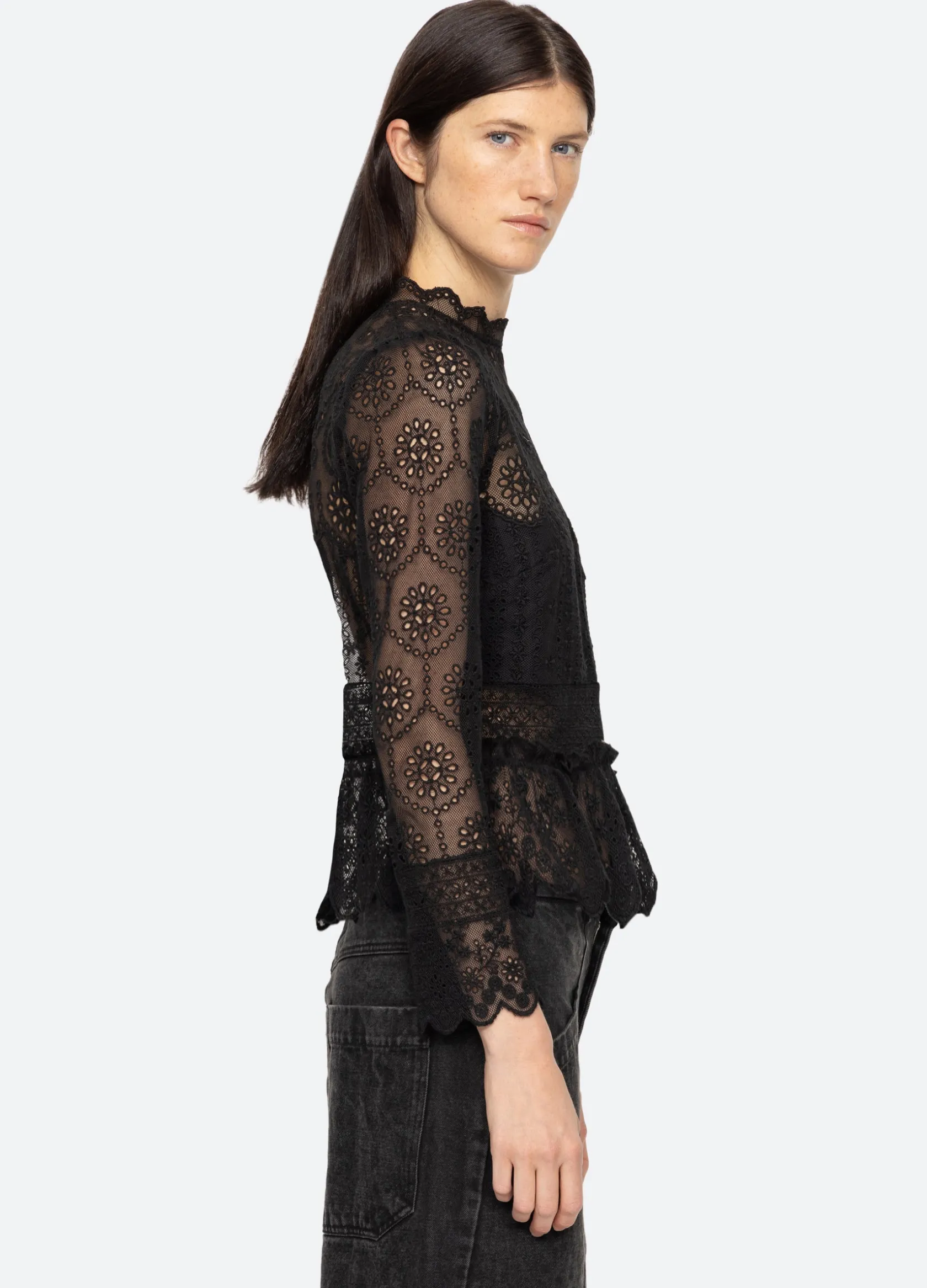 Tops>Sea New York Lainey Top Black
