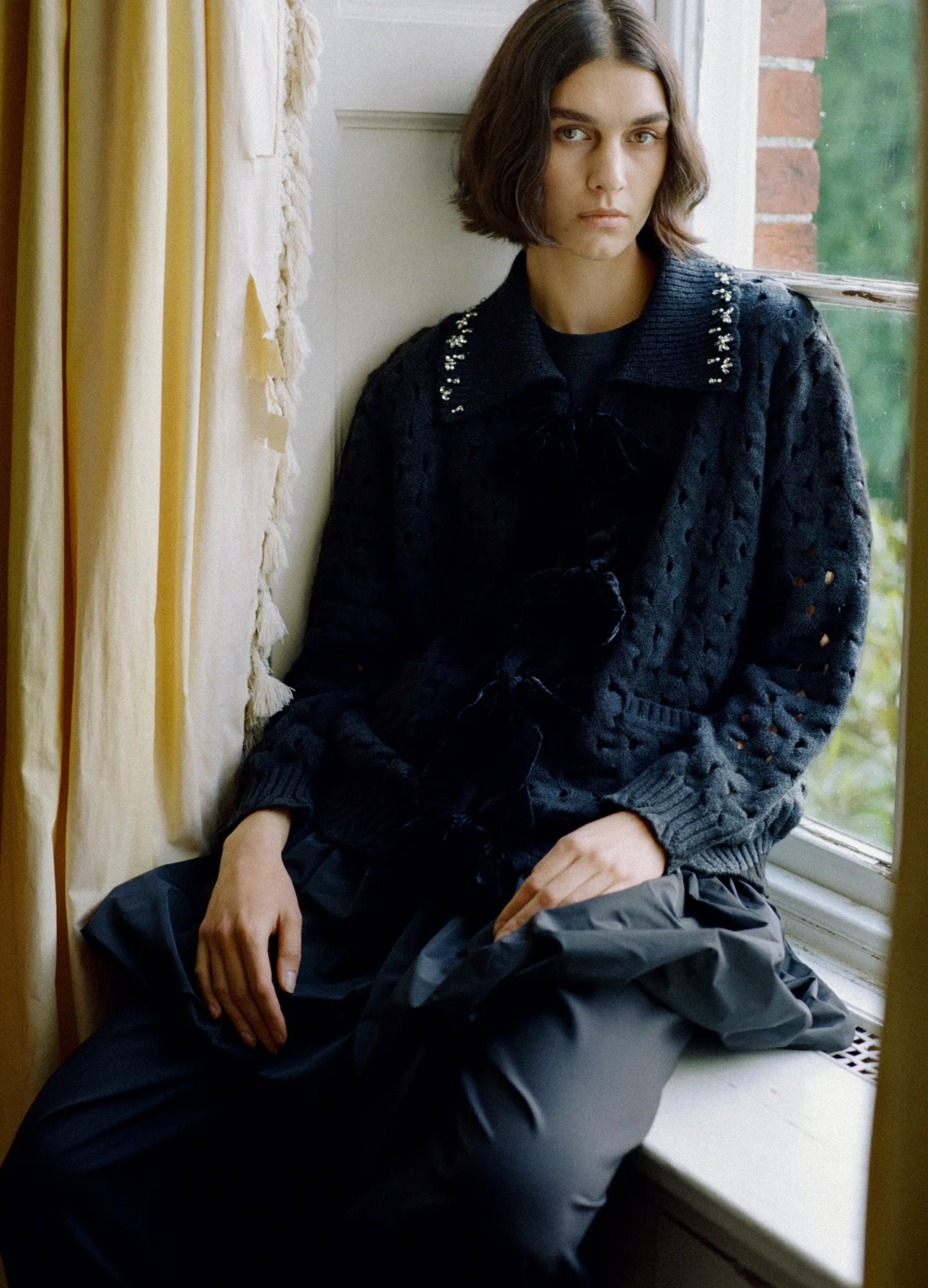 Sweaters|Tops>Sea New York Leia Cardigan Black