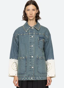 Outerwear>Sea New York Liam Jacket Blue