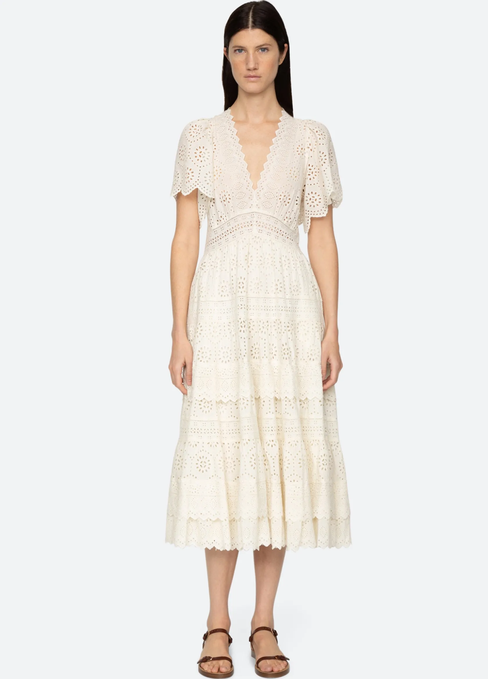 Dresses>Sea New York Lyla Dress Cream