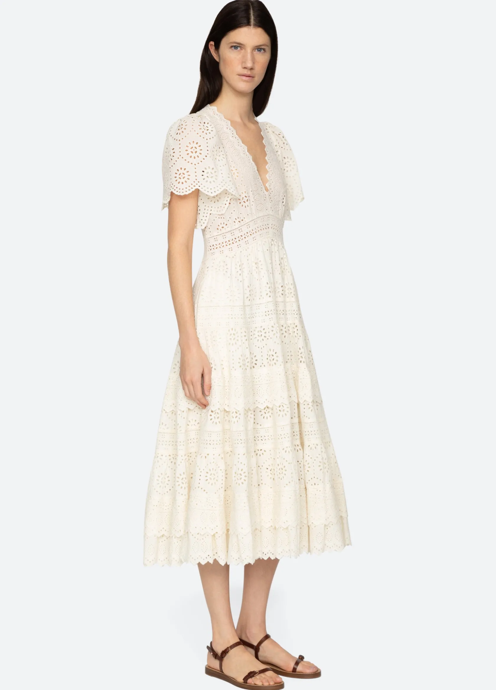 Dresses>Sea New York Lyla Dress Cream
