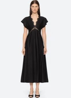 Dresses>Sea New York Noa V-Neck Dress