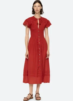 Dresses>Sea New York Nomi S/S Dress Paprika