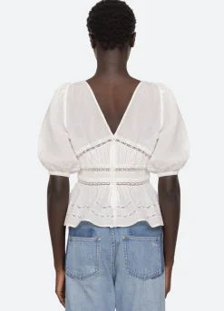 Tops>Sea New York Nomi Top Cream