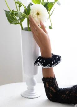 Accessories>Sea New York Pearl Scrunchie Black