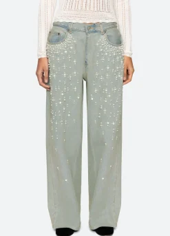 Bottoms>Sea New York Perlette Jeans Blue
