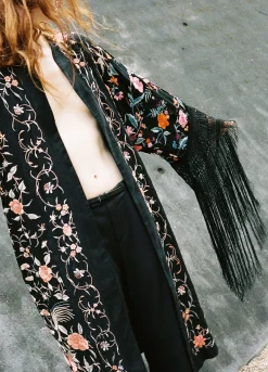 Tops>Sea New York Priscilla Robe Black