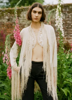 Tops>Sea New York Priscilla Shawl Cream