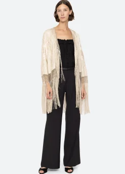 Tops>Sea New York Priscilla Shawl Cream