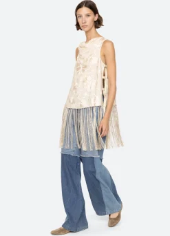 Tops>Sea New York Priscilla Vest Cream