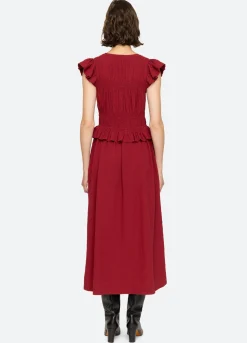 Dresses>Sea New York Regina Dress Red
