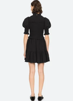 Dresses>Sea New York Regina Mini Dress Black