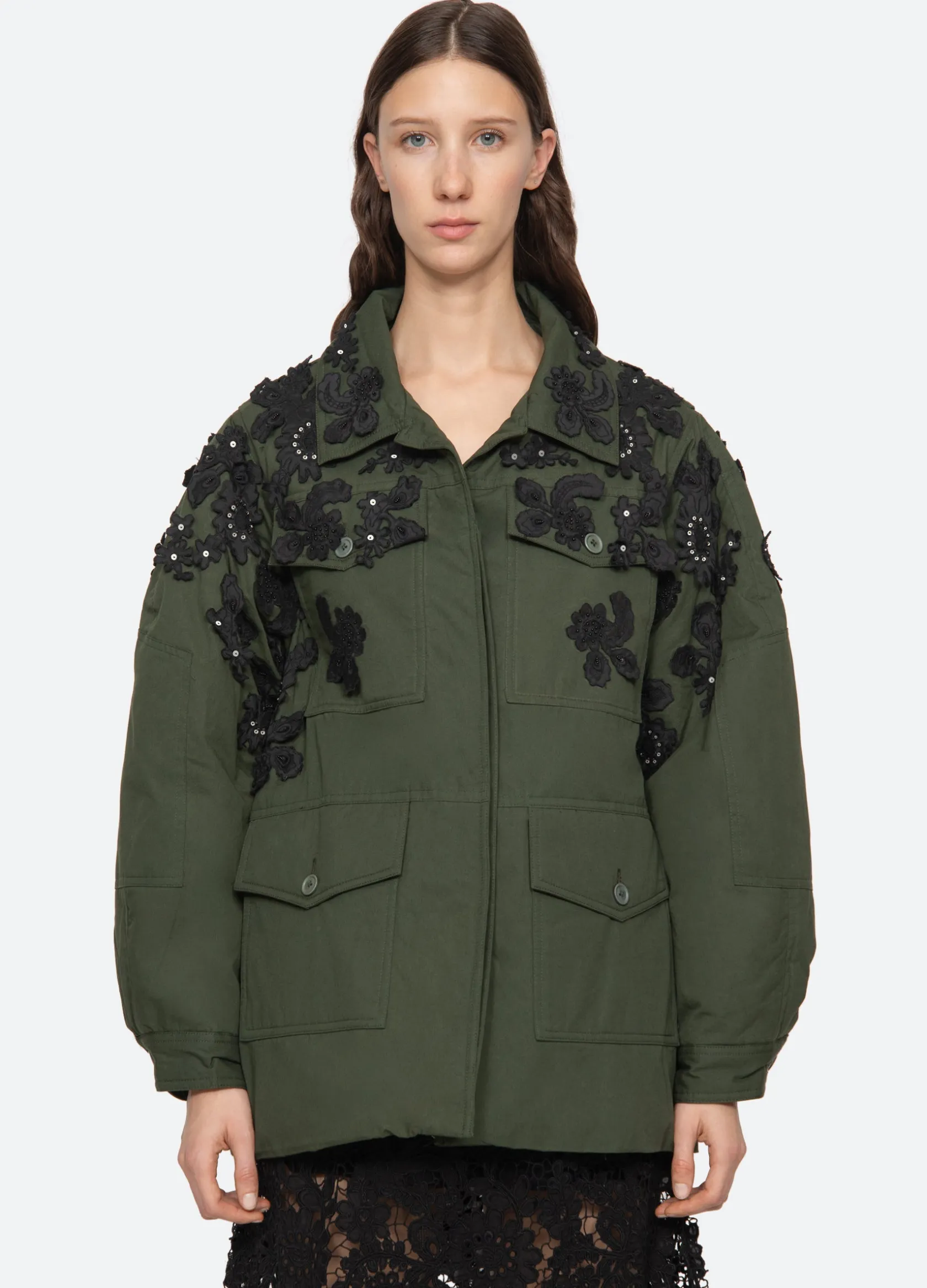 Outerwear>Sea New York Sabine Jacket Forest