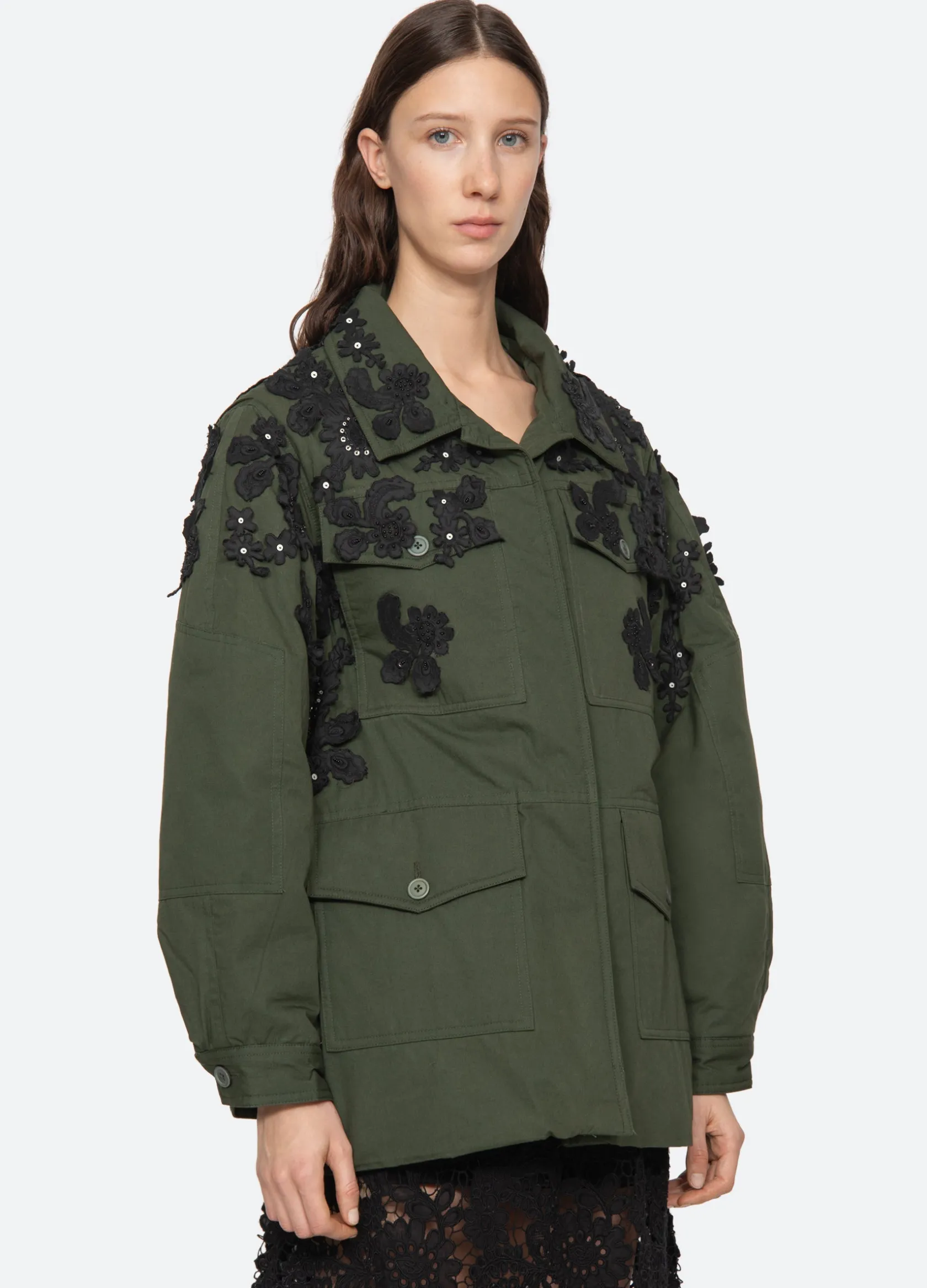 Outerwear>Sea New York Sabine Jacket Forest