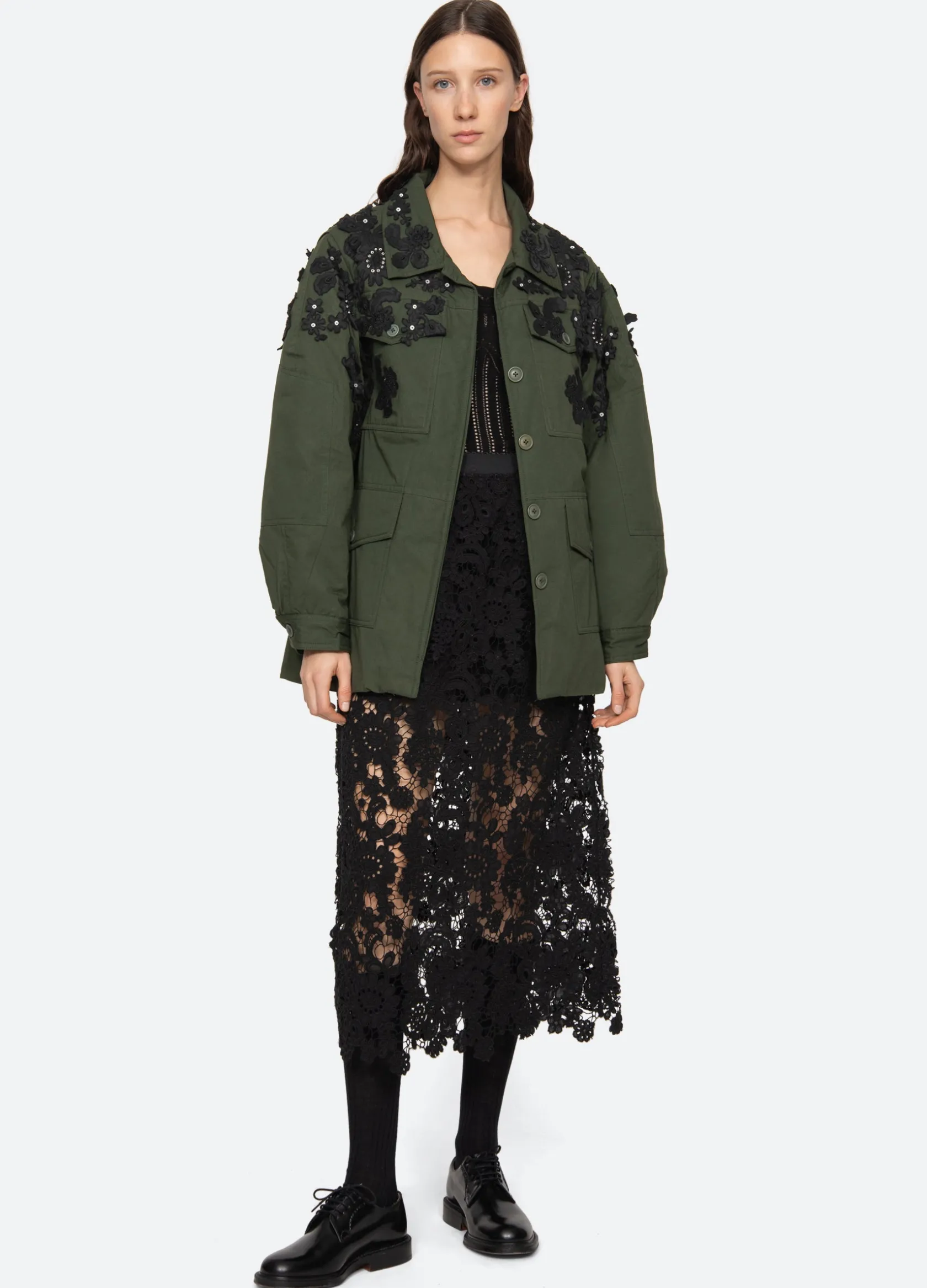 Outerwear>Sea New York Sabine Jacket Forest