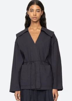 Tops>Sea New York Samaka Top Navy