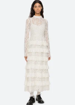 Dresses>Sea New York Seraphina Dress Cream