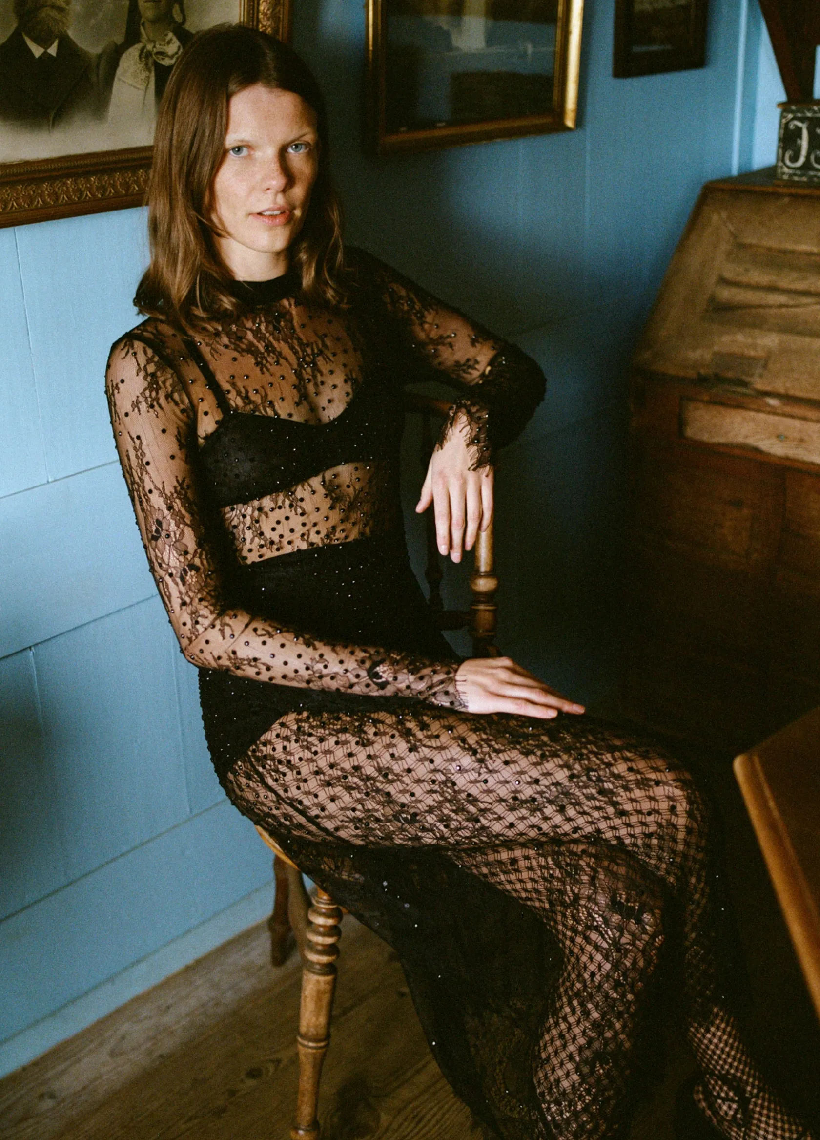 Dresses>Sea New York Seraphina L/S Dress Black
