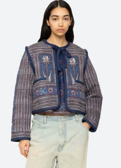 Outerwear>Sea New York Valeria Quilted Jacket Navy