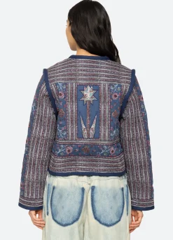 Outerwear>Sea New York Valeria Quilted Jacket Navy